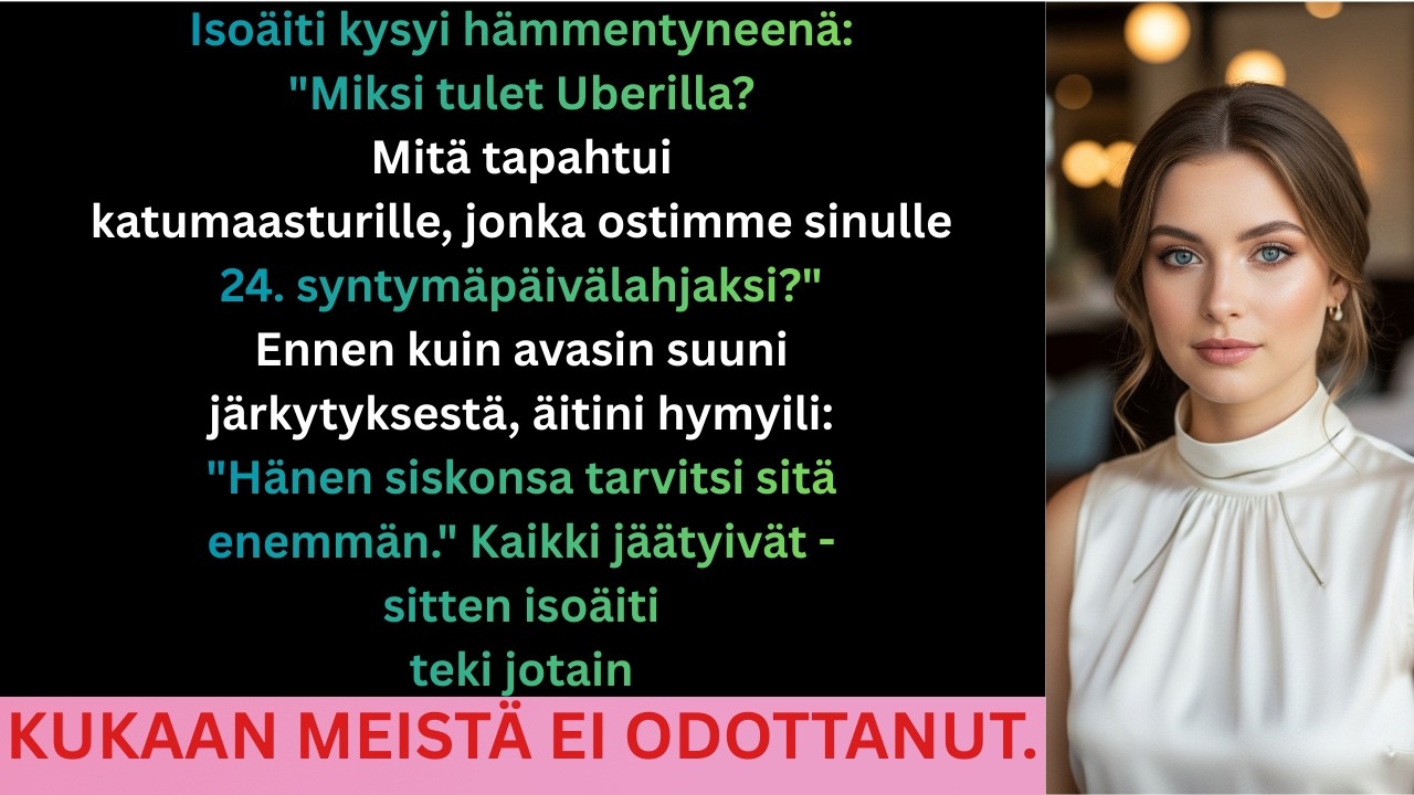 Vanhempani antoivat minulle isoäidin siskolleni lahjoittaman maasturin – vastaus ällistytti kaikki!!