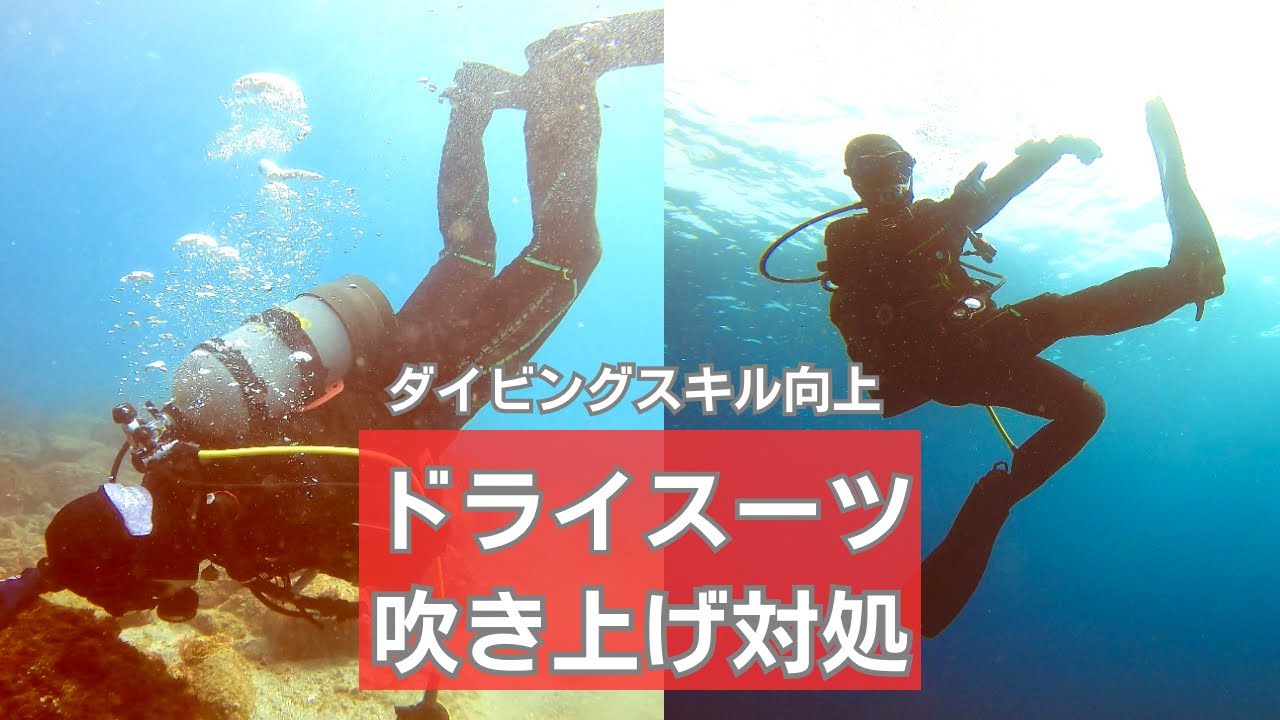 #14 ドライスーツの吹き上げ対処法【ダイビングスキル向上】