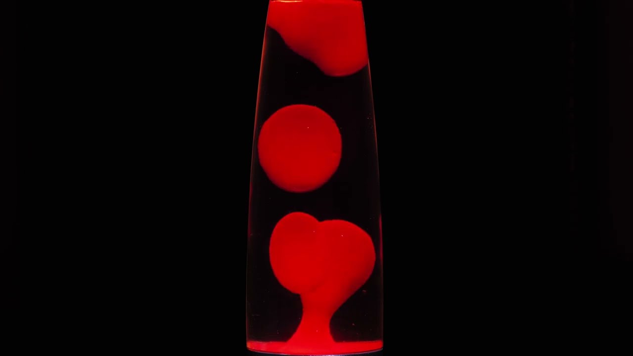 [12 HOURS] Soothing Red Lava Lamp &ndash; Abstract Flow, Silent Ambience, Deep Relaxation & Sleep Aid