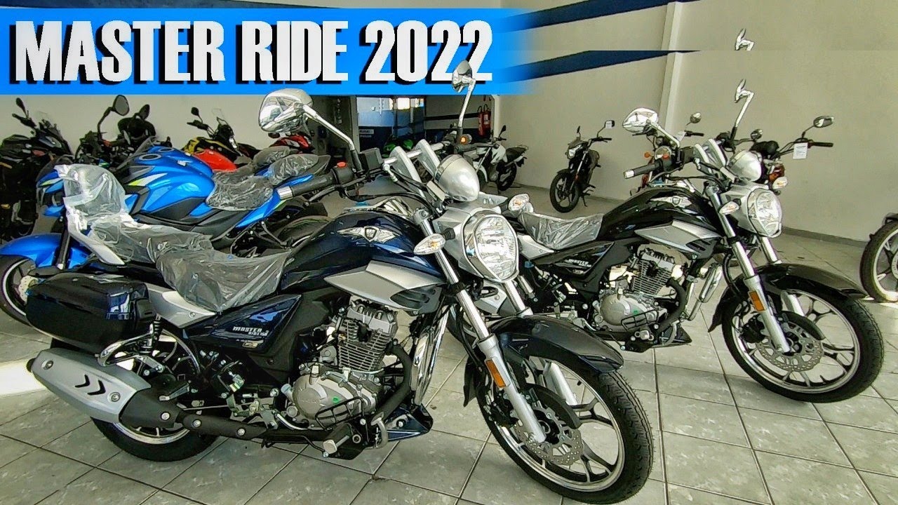 🤓Em primeira mão🤓 direto da loja, Master Ride 150cc 2022 nos mínimos detalhes