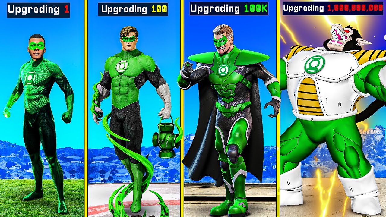 $1 GREEN LANTERN to $1,000,000,000 in GTA 5