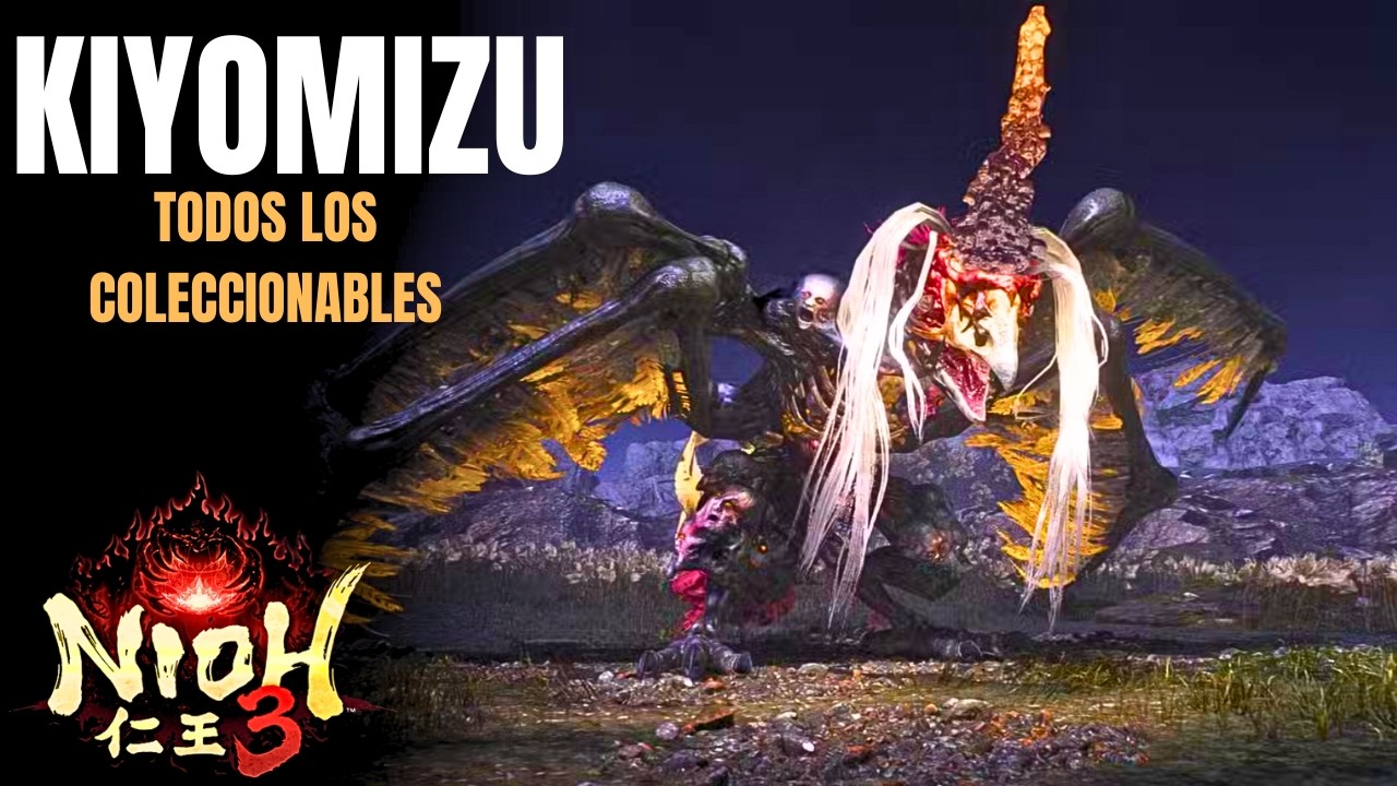 KIYOMIZU | Consigue TODOS los COLECCIONABLES | Nioh 3