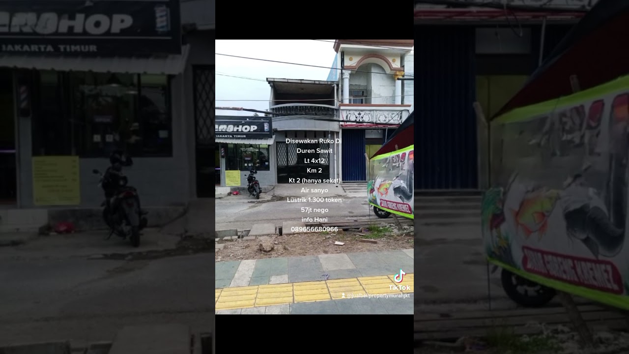 SEWA RUKO MURAH 2 LANTAI DI DUREN SAWIT HANYA 50 JUTA 