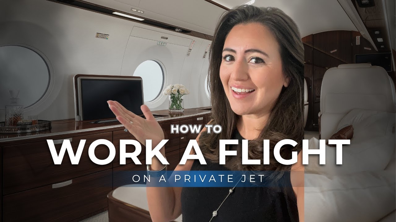 Work a Day on a Private Jet - Flight Attendant
