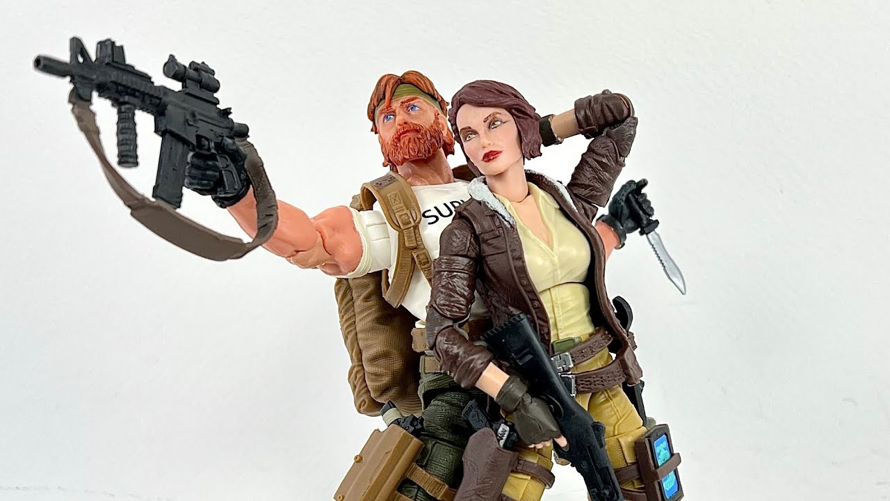 Awesome Figures!!! G.I.Joe Classified Series Outback & Cover Girl Chefatron Review
