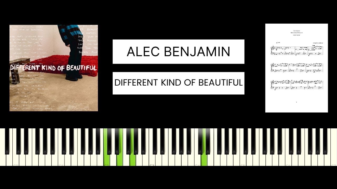 Alec Benjamin - Different Kind Of Beautiful (BEST PIANO TUTORIAL & COVER)