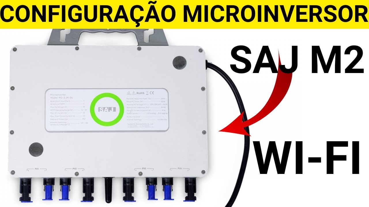 💥Passo a Passo: Como Configurar o Microinversor SAJ M2!💥