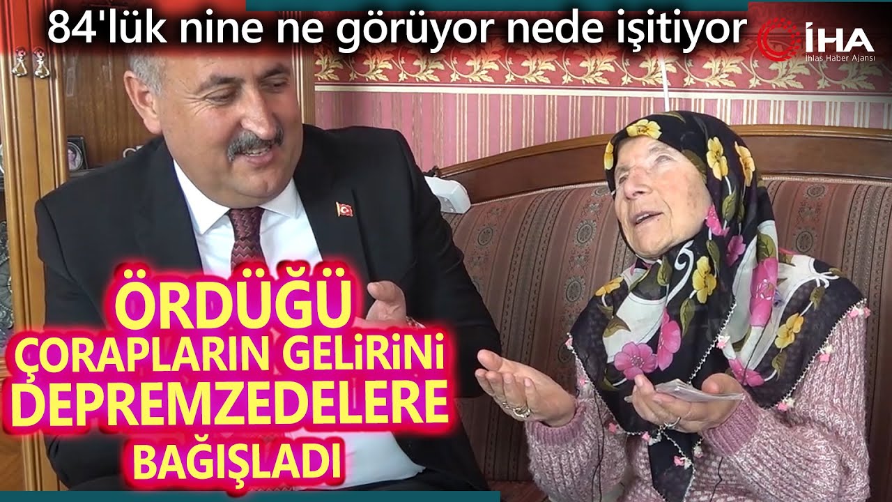 Görme ve İşitme Engelli 84 Yaşındaki Nineden Duygulandıran Yardım