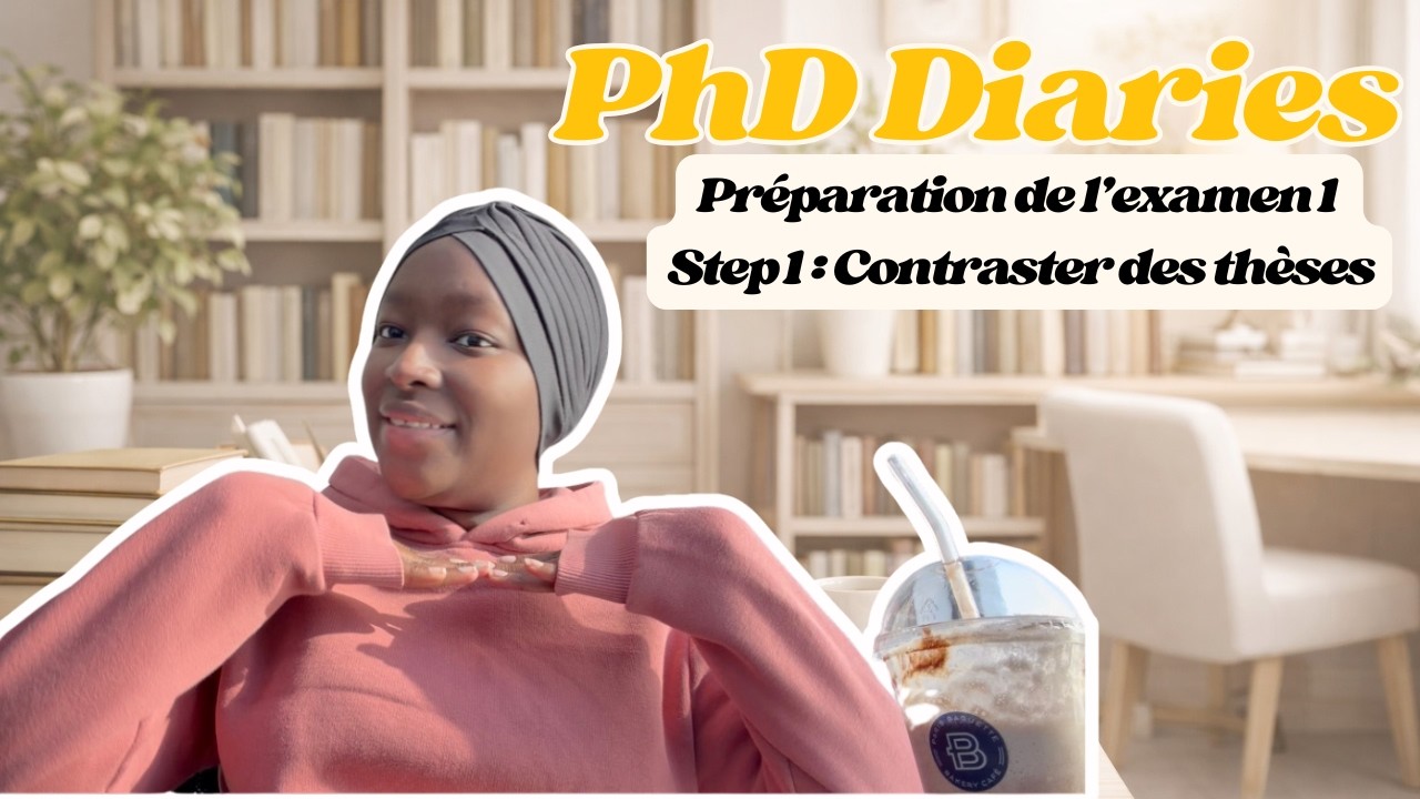 PhD Diaries - Préparation de l'examen 1 : Contraste des thèses