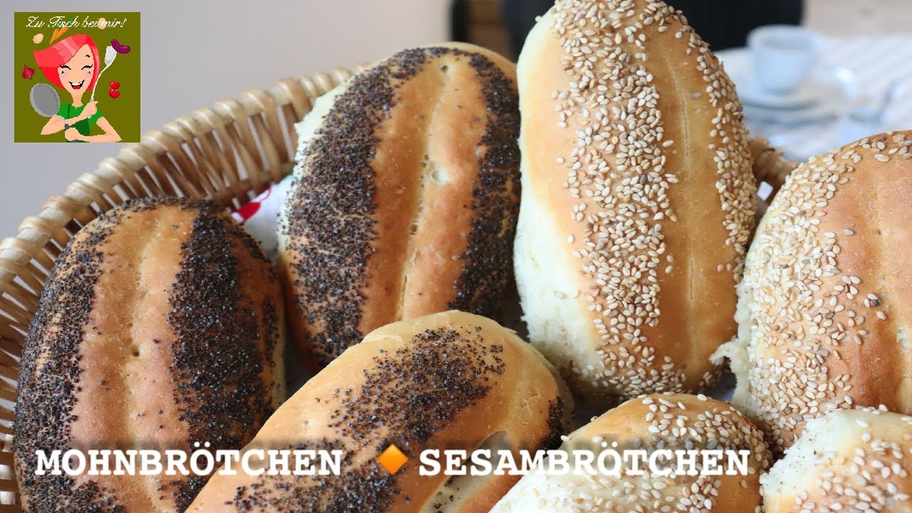 Diese BRÖTCHEN sind SPITZE‼️MOHNBRÖTCHEN💯SESAMBRÖTCHEN👍Brötchen selber backen✅