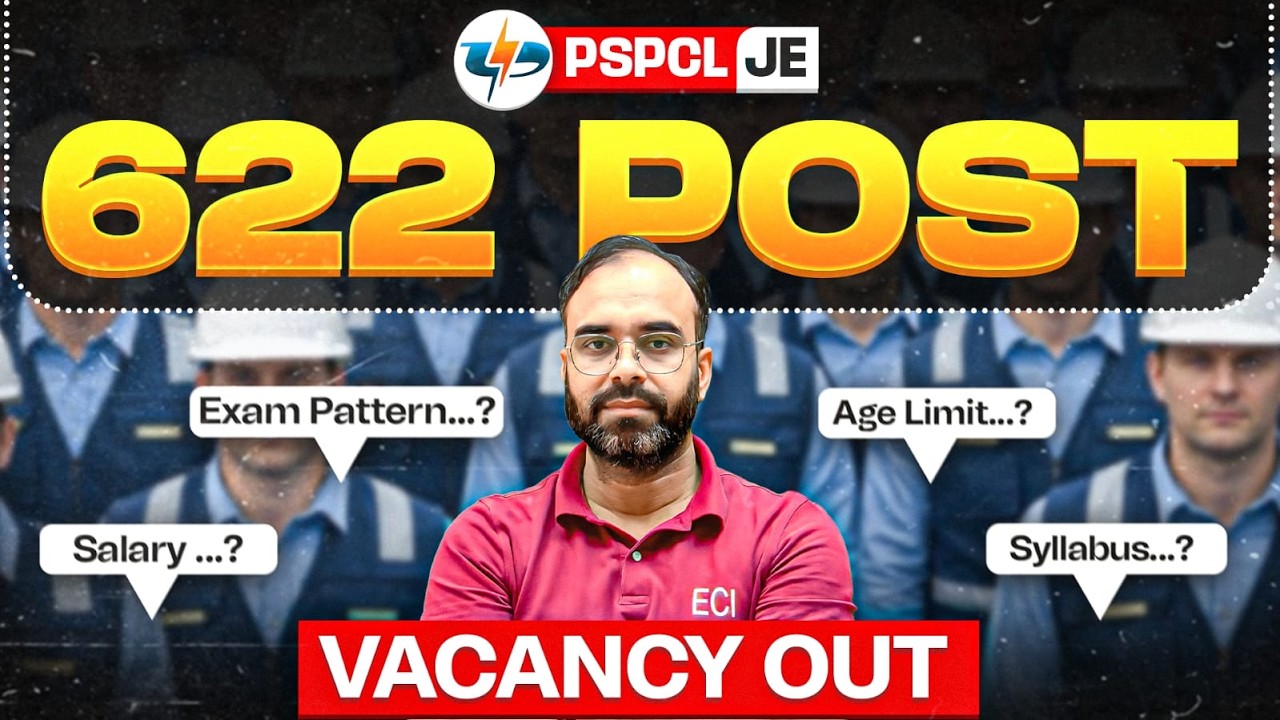 PSPCL JE Electrical 2026 Notification Out | 622 Vacancy | Full Details
