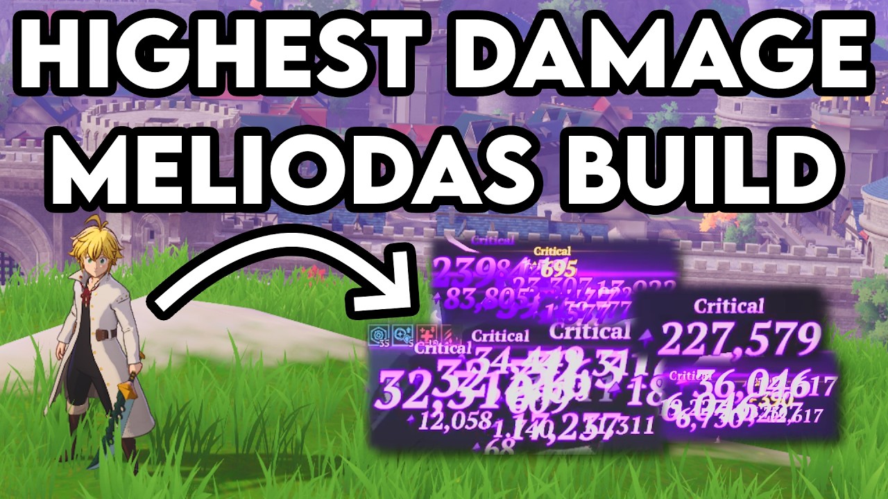 Best Meliodas Build RIGHT NOW (INSANE DAMAGE) | 7DSO