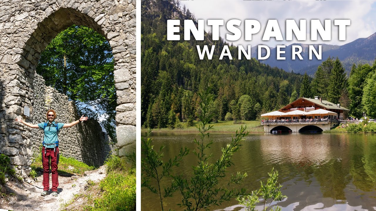 wandern bei Garmisch: vom Pflegersee zur Burgruine Werdenfels (leicht)