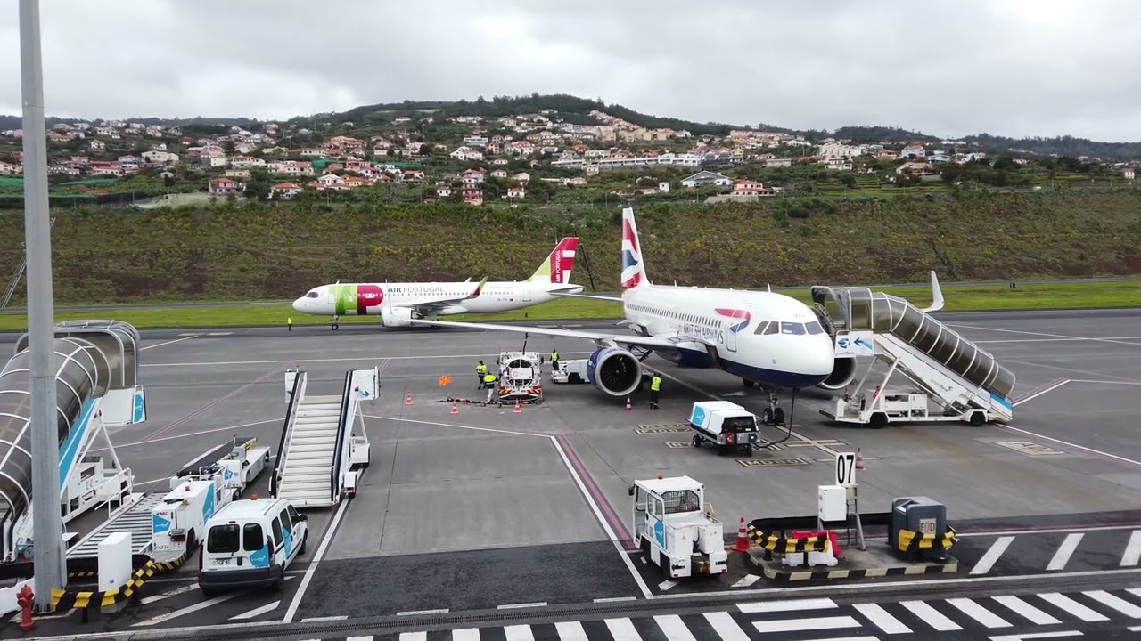 Madeira Airport Spotting 22/01/2023 (4K)