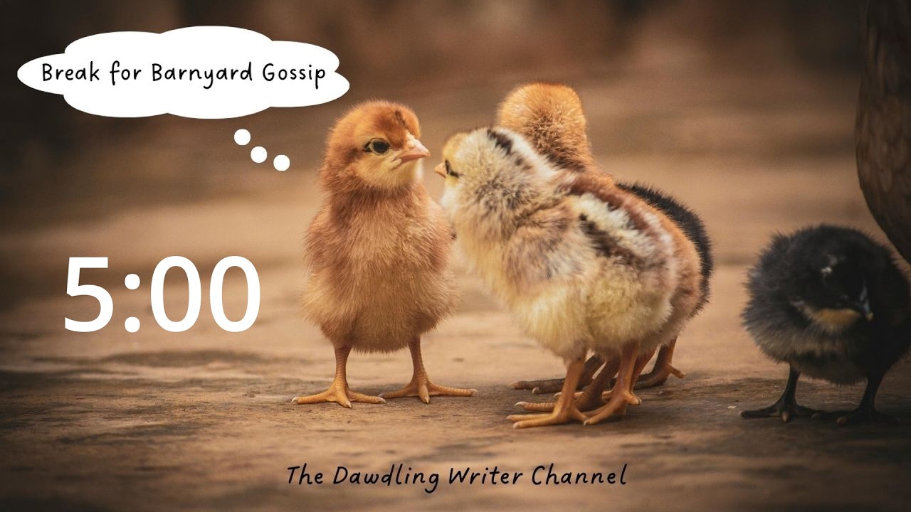5 Min Cute Baby Chicks Timer for Pomodoro Breaks in focus, studying, writing, reading, etc. SILENT