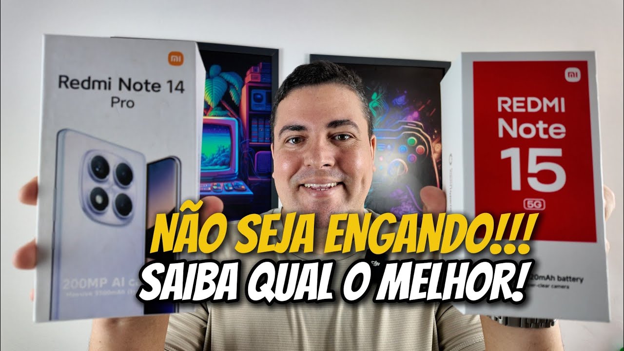 REDMI NOTE 15 PRO VS REDMI NOTE 14 PRO - COMPARATIVO
