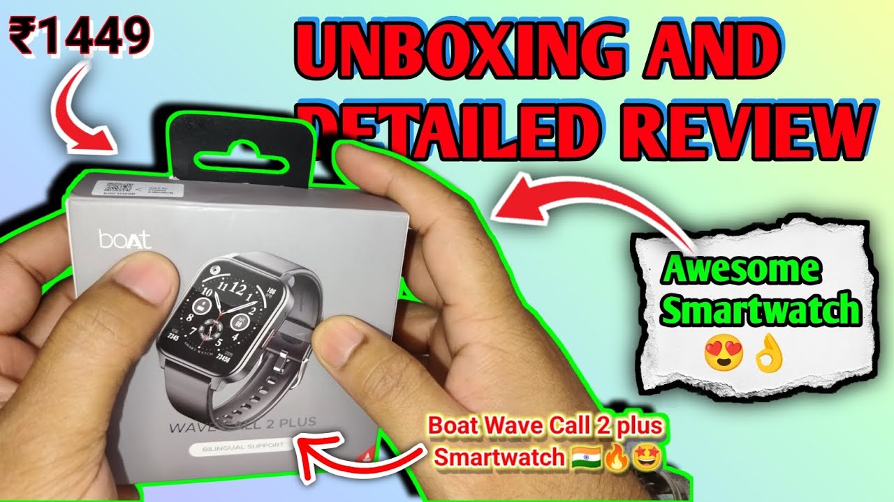 Boat Wave Call 2 Plus Unboxing And Review🔥| Best Smartwatch Under 1500⚡| Best Smartwatch 2025