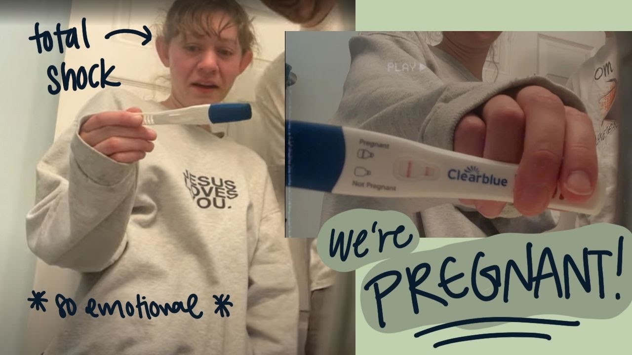 ...surprise! (finding out that we're pregnant!!)
