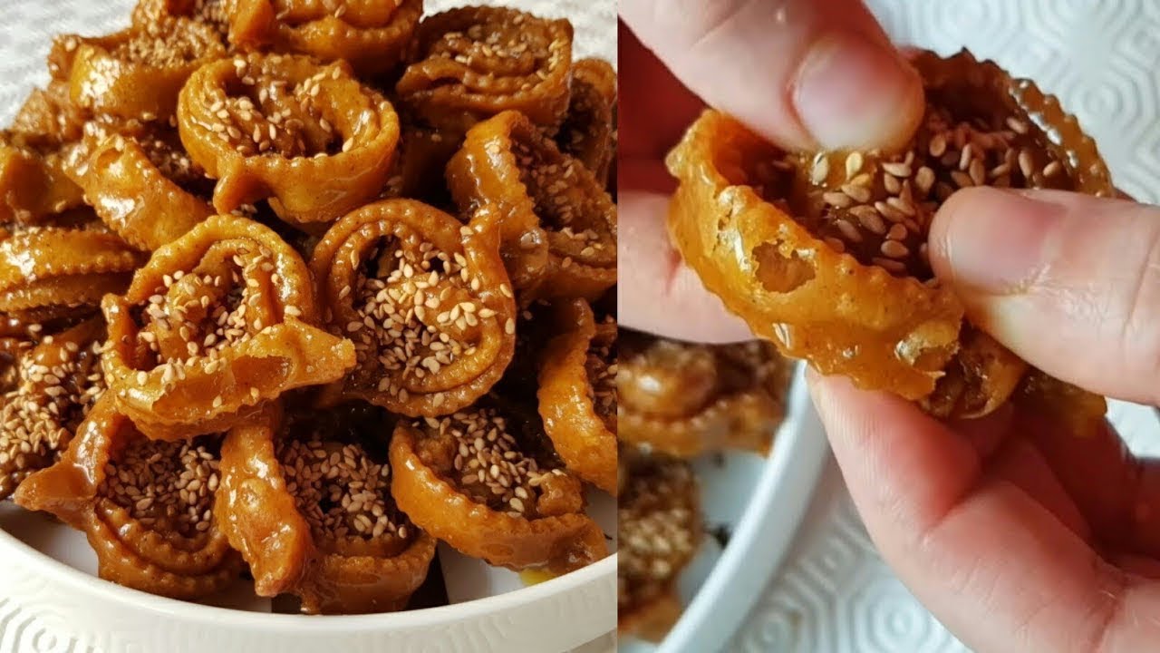 بنصف كيلو دقيق👌 اسهل شباكية ممكن توجدي لرمضان بدون مجهود وبدون الة توريق معلكة كذوب فاليد قبل الفم
