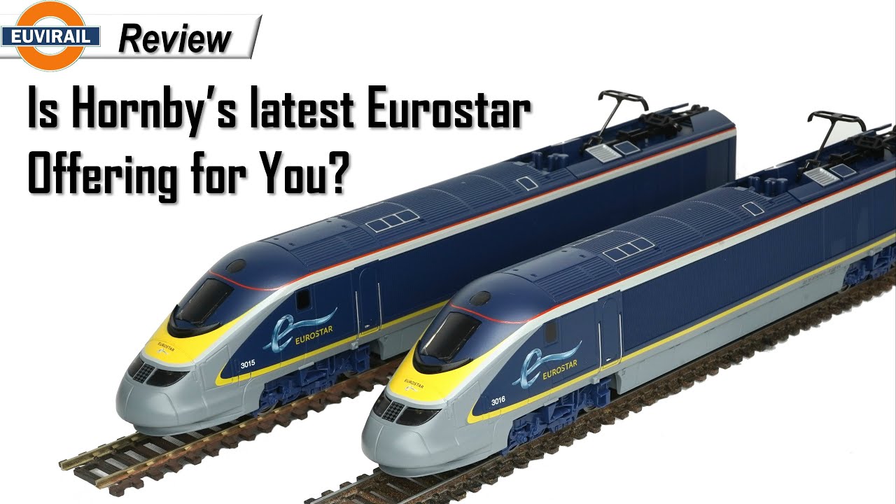 Review: Hornby Class 373 e300 EMU R3215 Train Pack & R4580 Coach Pack in post-2014 Eurostar livery