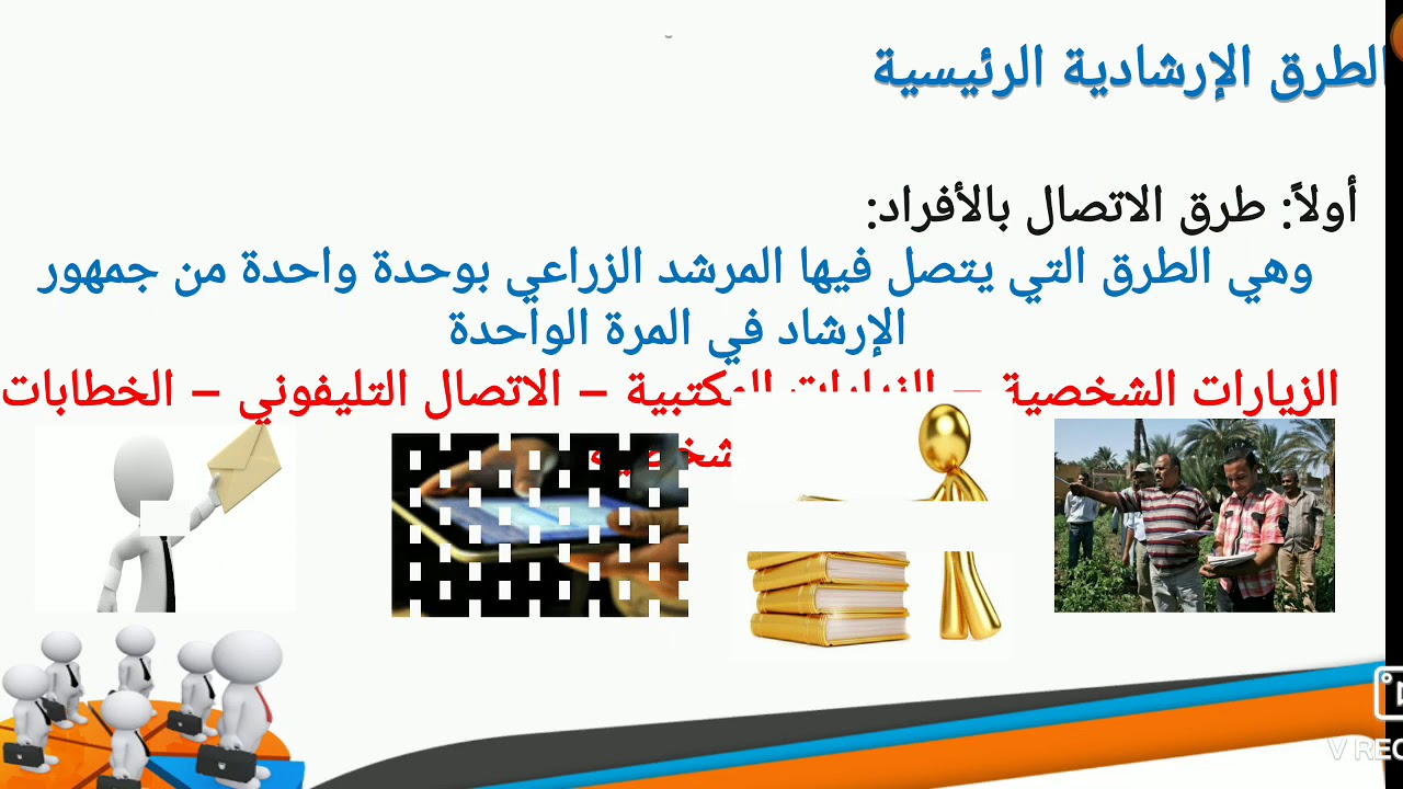 مقرر الإرشاد الزراعي ( الفرقة الرابعة )
