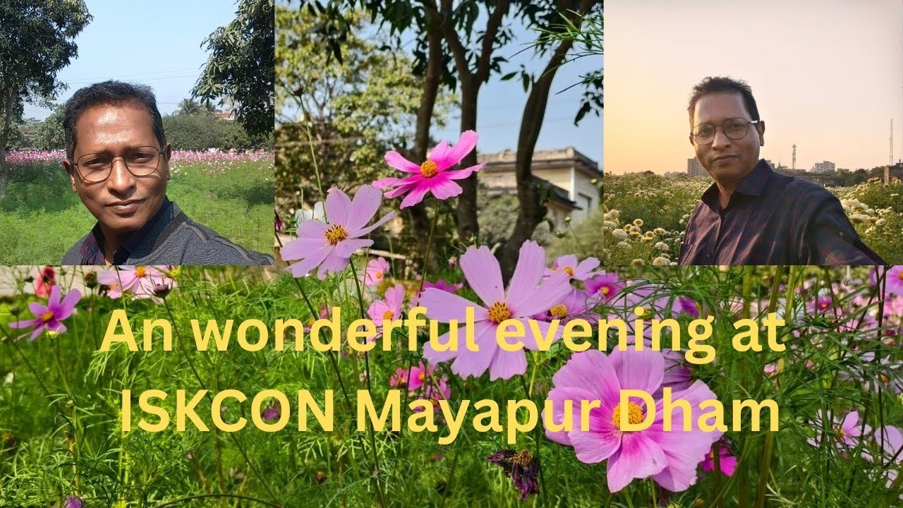 A wonderful evening at ISKCON Mayapur Dham