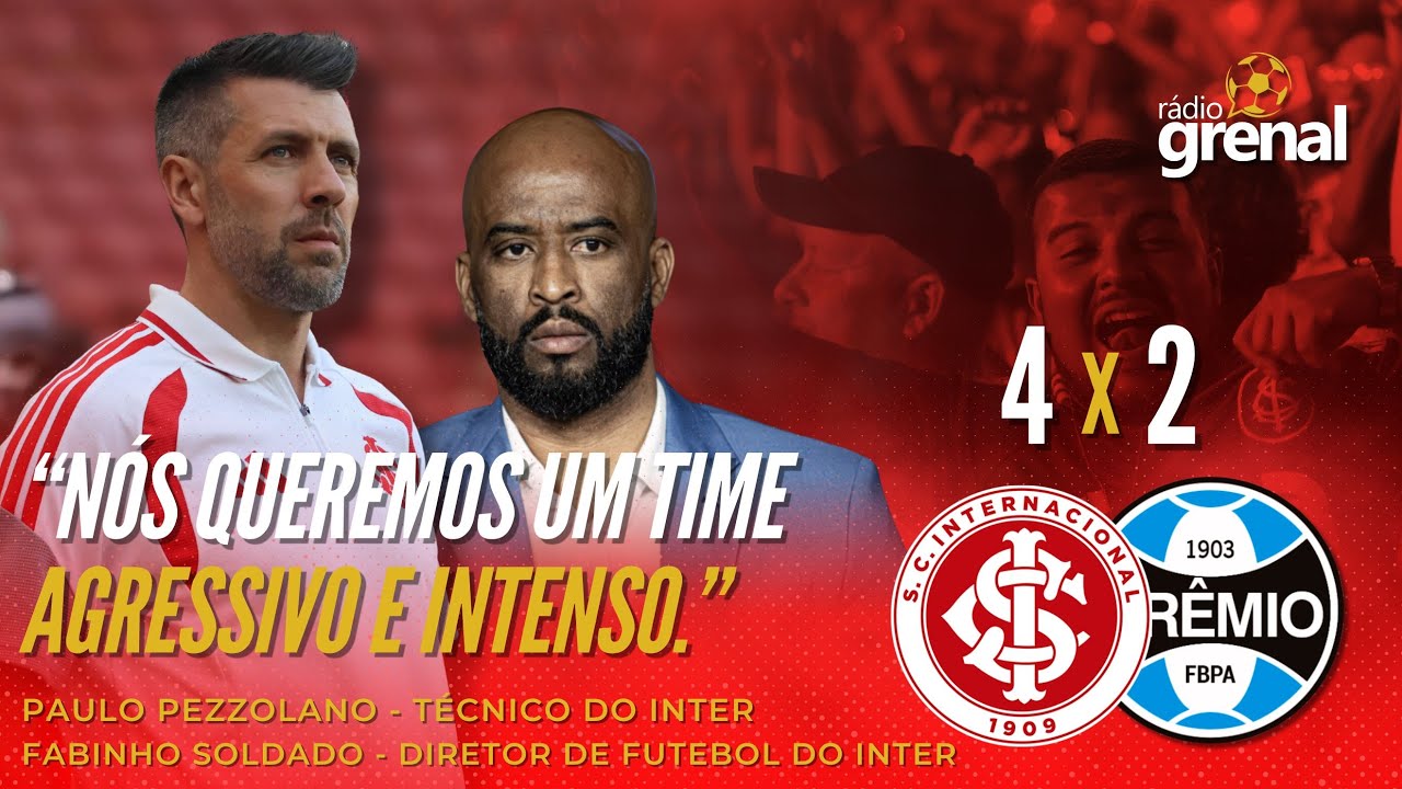 COLETIVA DE PAULO PEZZOLANO E FABINHO SOLDADO | INTER (4) X (2) GRÊMIO | GAUCHÃO | 25/01/2026