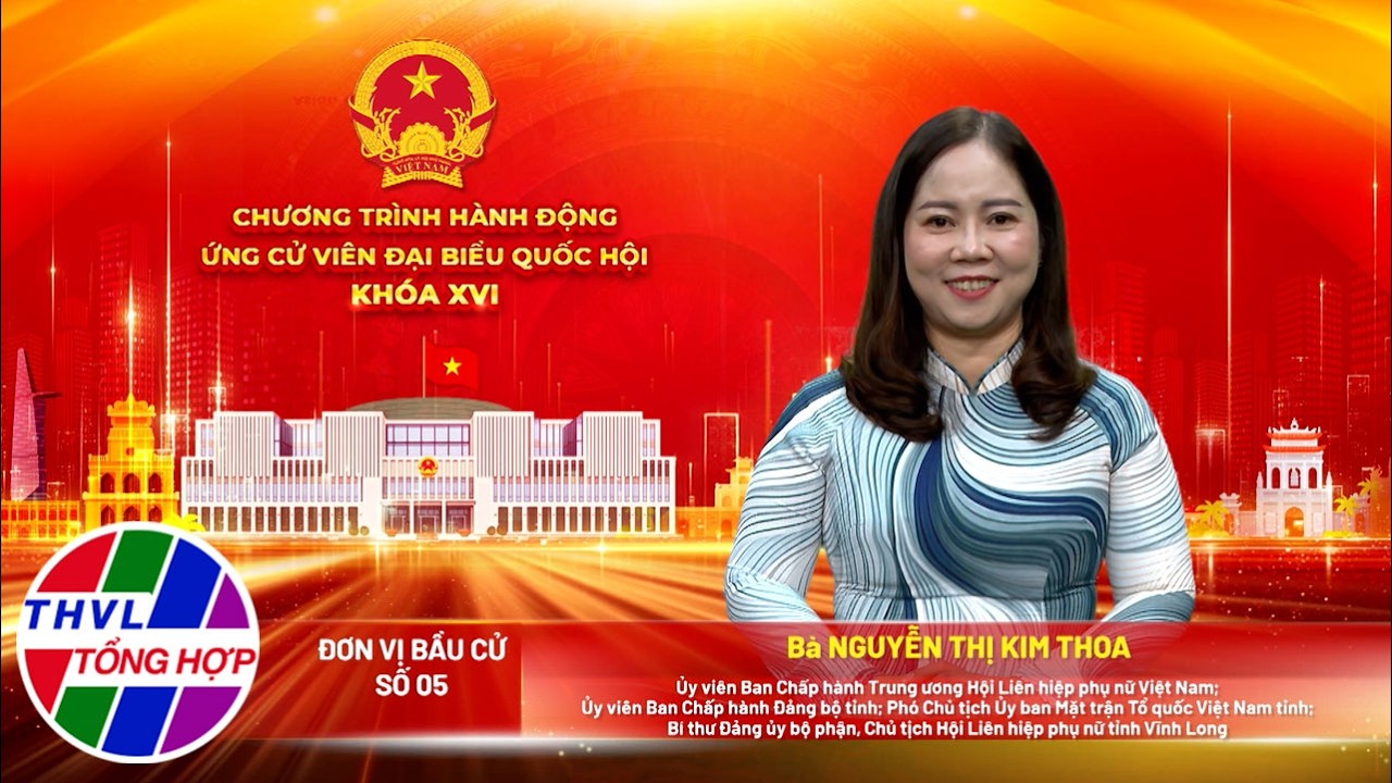 Tiểu sử tóm tắt và Chương trình hành động của người ứng cử ĐBQH khóa XVI - Bà Nguyễn Thị Kim Thoa