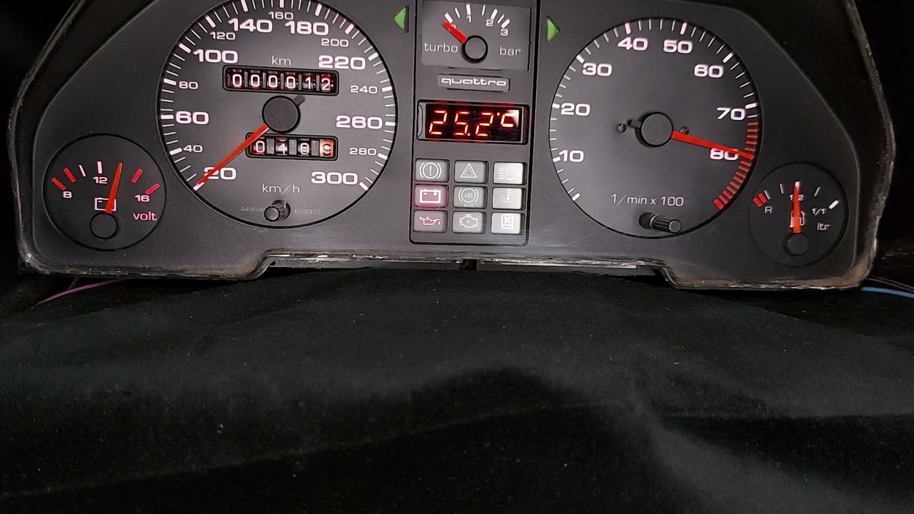 Sport quattro Tacho Replika