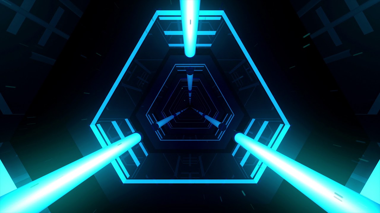 4K Abstract Sci-Fi Tunnel VJ Motion Background || Neon Light Tunnel Free VJ Loops || 4K VJ Loops