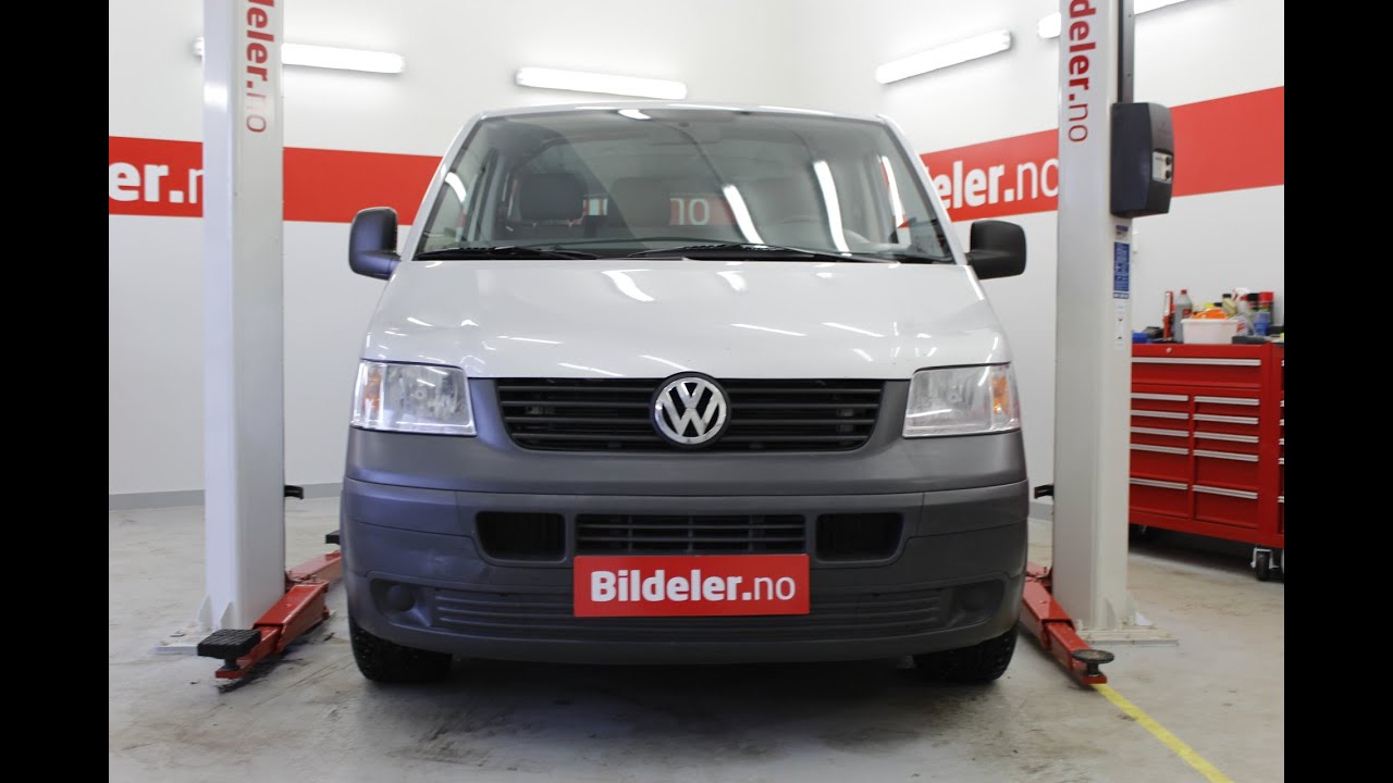 VW Transporter: Hvordan bytte fjærbeinslager foran (T5)