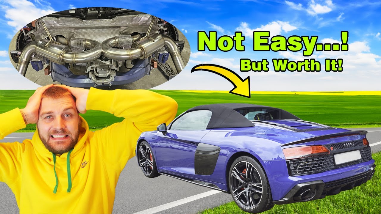 HOW TO Make Your 2020+ Audi R8 4S 5.2L V10 Sound INSANE! OPF / GPF Models.