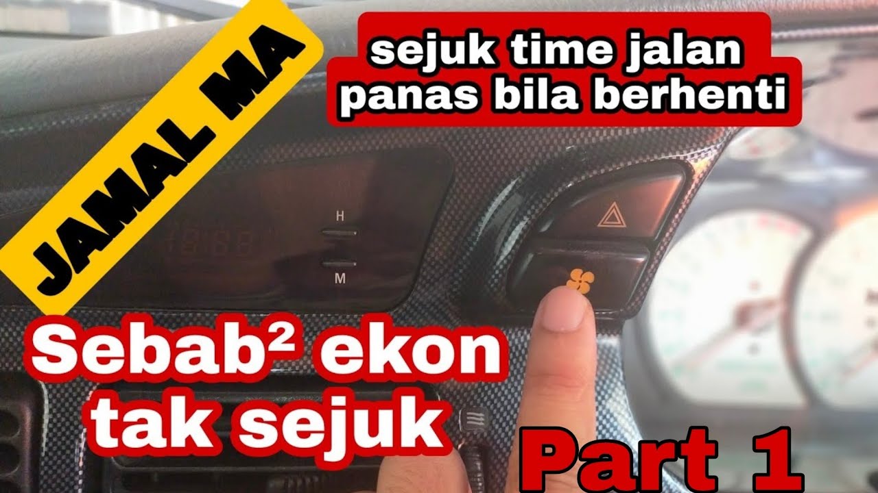 Proton Satria / Wira | Masalah AirCond tidak sejuk | Kereta Honda Toyota pun sama