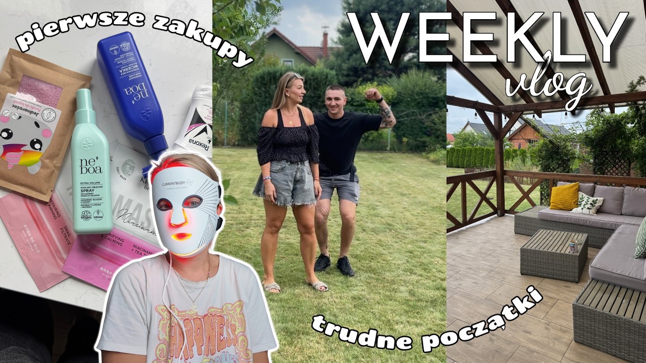 TRUDNE POCZĄTKI 🇵🇱 Zaległe sprawy, zakupy kosmetyczne i rodzinne odwiedziny | Weekly Vlog
