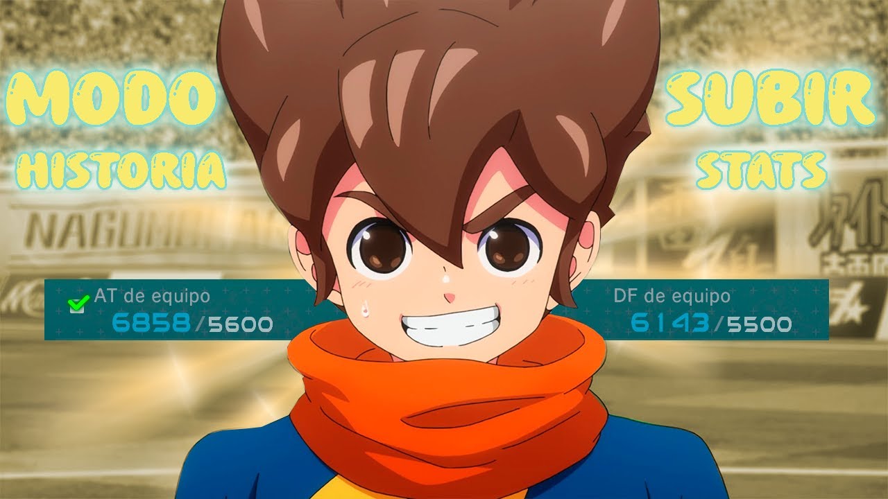 Como subir el ataque y la defensa del equipo en el modo historia de Inazuma Eleven Victory Road
