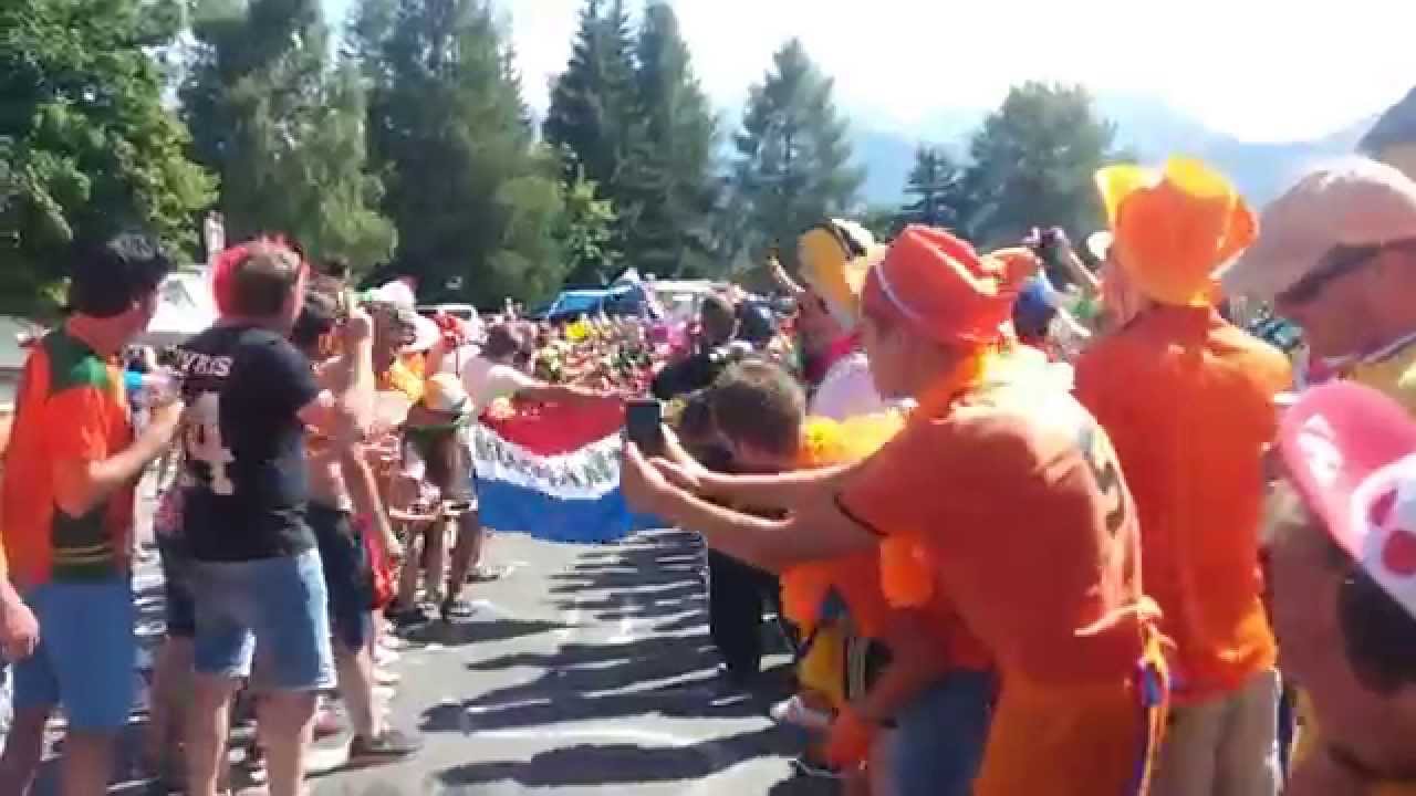 Virage des hollandais - Dutch corner - Alpe d'Huez TDF 2015