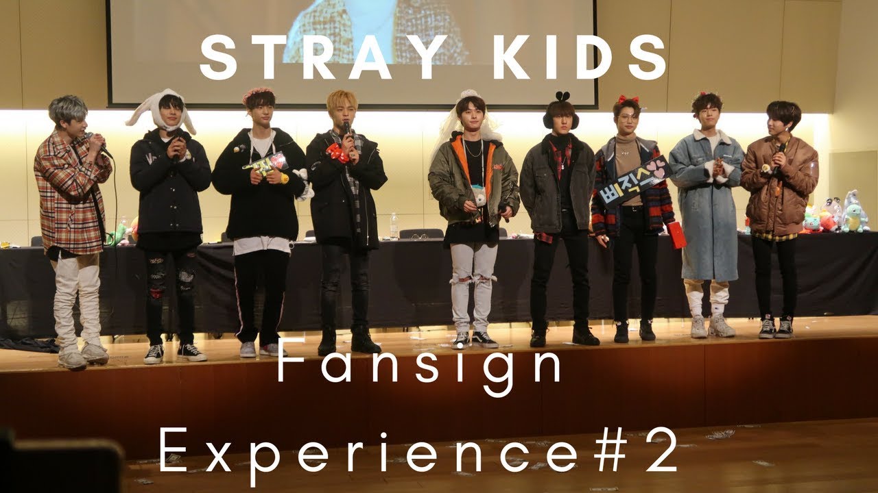 180120 Stray Kids Fansign Experience #2  (Myungdong) 스트레이키즈 팬사인 (명동)