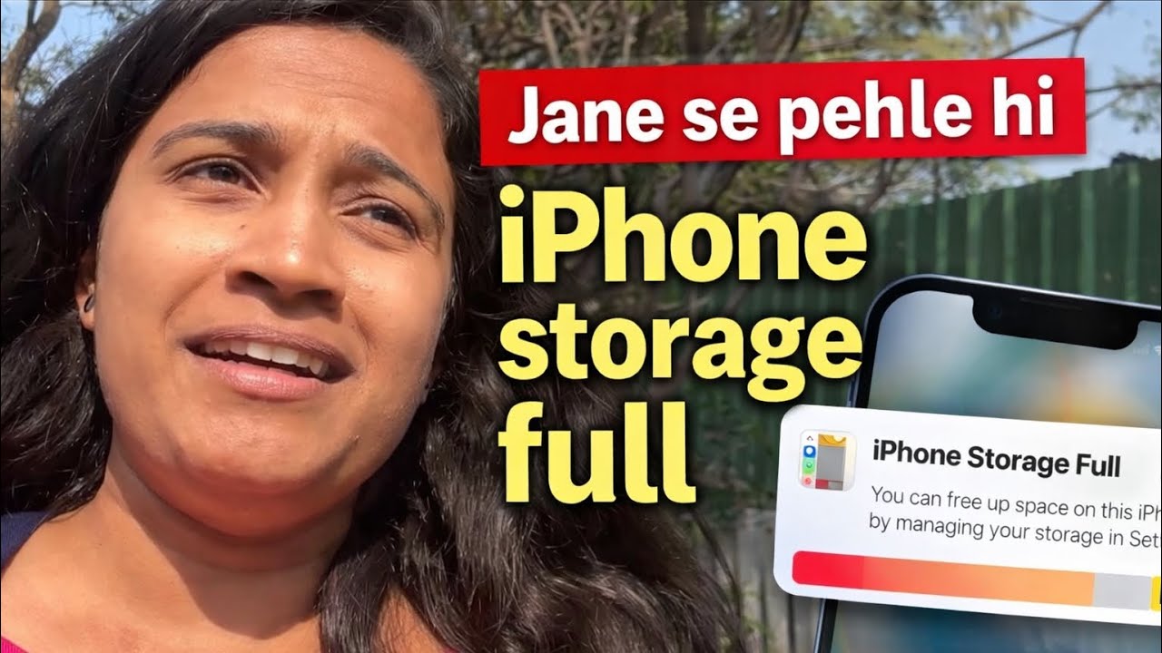 “Kahin jaane wali hu… aur wapas iPhone storage issue 😭📱