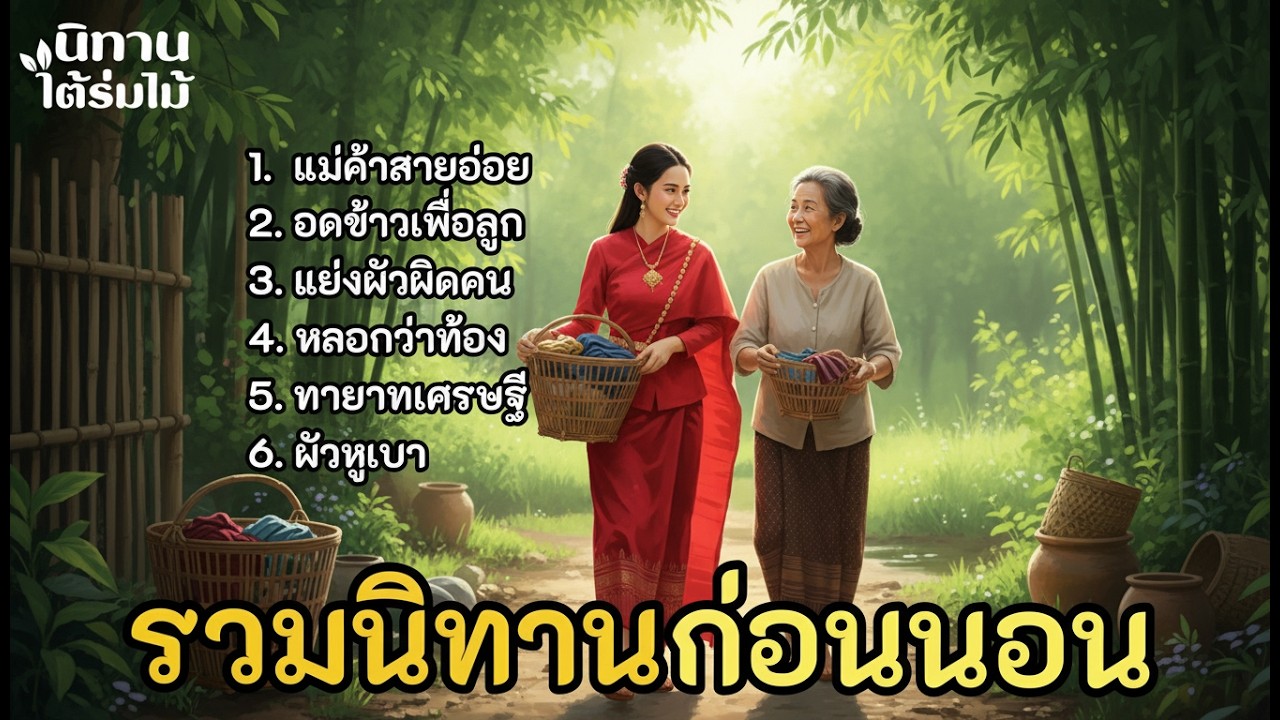 รวมนิทานก่อนนอน ฟังยาวๆ ｜ EP.18 #นิทานพื้นบ้าน  #นิทานสอนใจ #นิทานชาวบ้าน #เรื่องเล่าชาวบ้าน