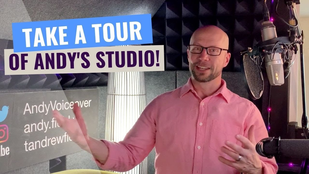 Andy's Voiceover Studio Tour!