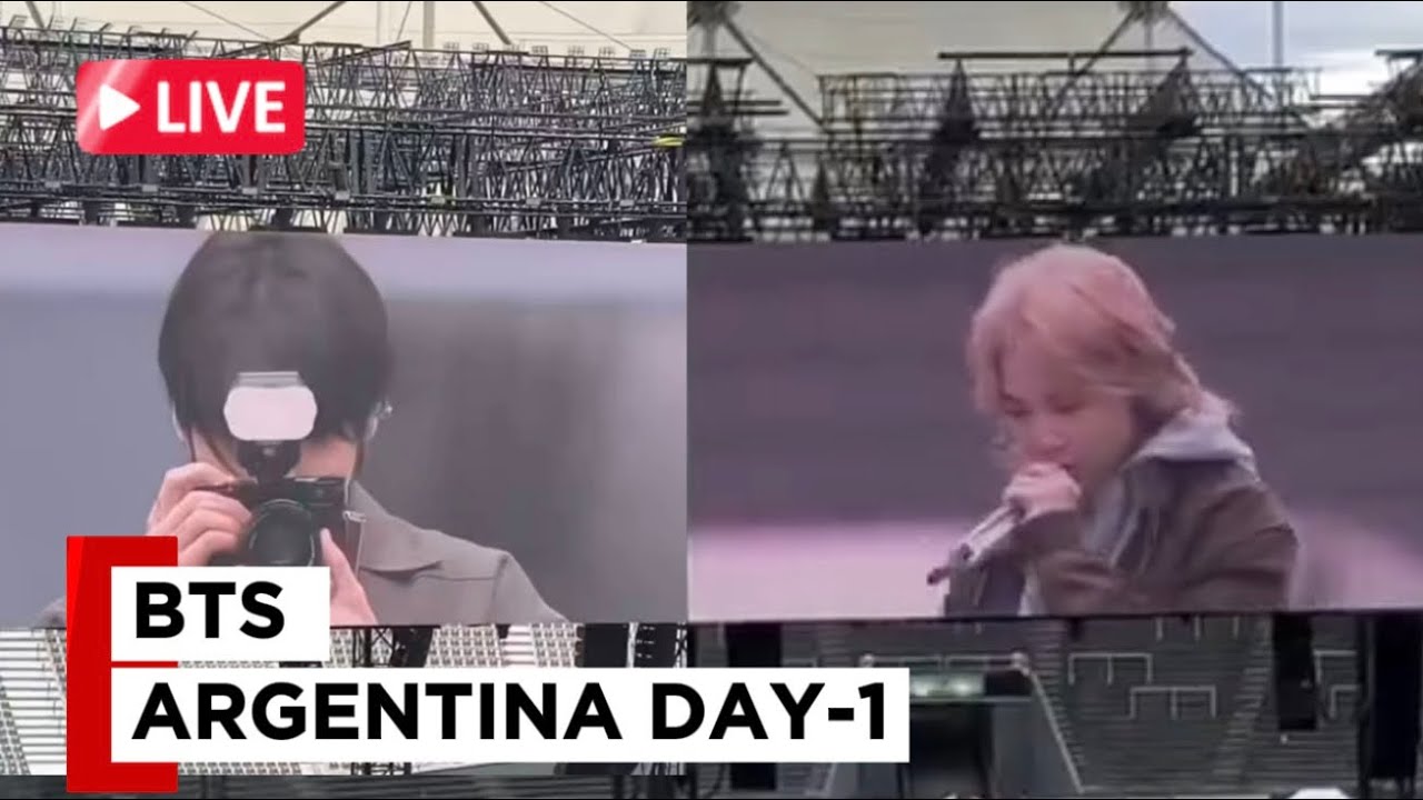 BTS Argentina Live Concert Day 1 Soundcheck FULL FANCAM Arirang Tour 2026