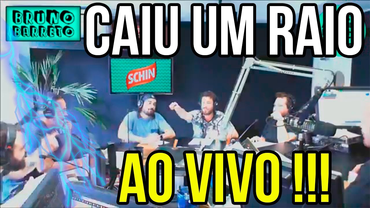 Caiu um RAIO ao vivo !!!