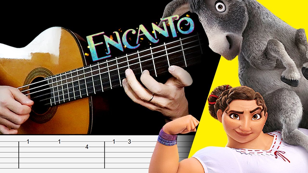 SURFACE PRESSURE Guitar Cover | Tabs | Tutorial | Encanto