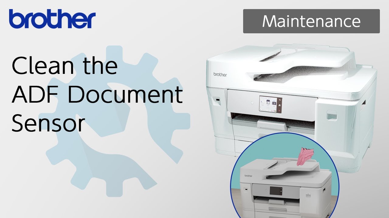 Clean the ADF Document Sensor [Brother Global Support]