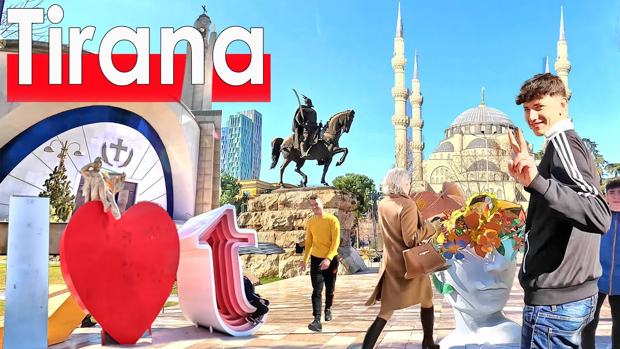 TIRANA, Albania, Travel Guide, FRIENDLY, WELCOMING, COOL, MODERN, UNDERRATED, Walking Tour, 4K