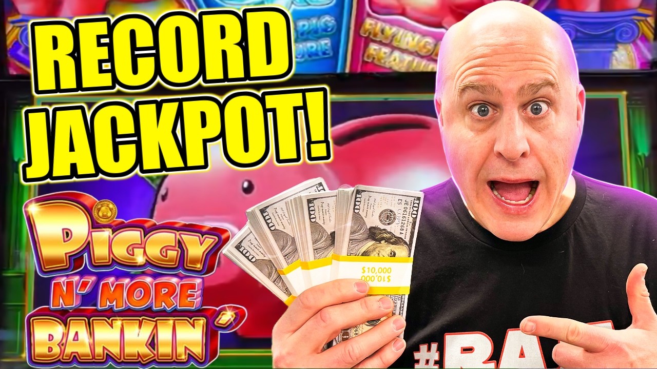 Largest Jackpot Ever on Piggy N More Bankin!