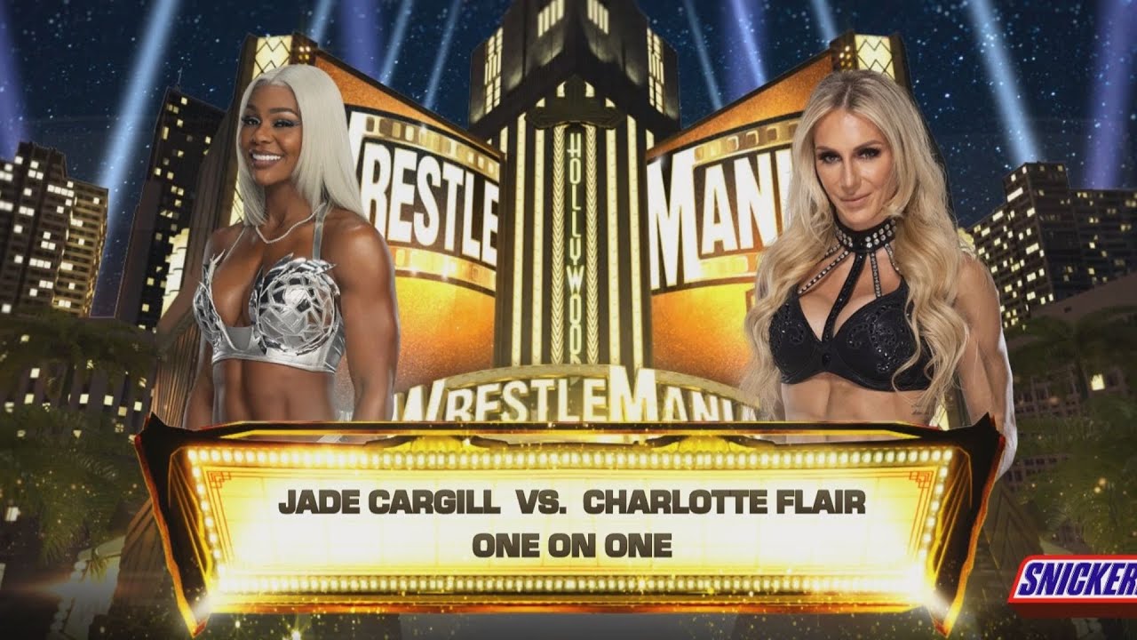 JADE CARGILL VS CHARLOTTE FLAIR. WWE 2K24. TQSVERSE