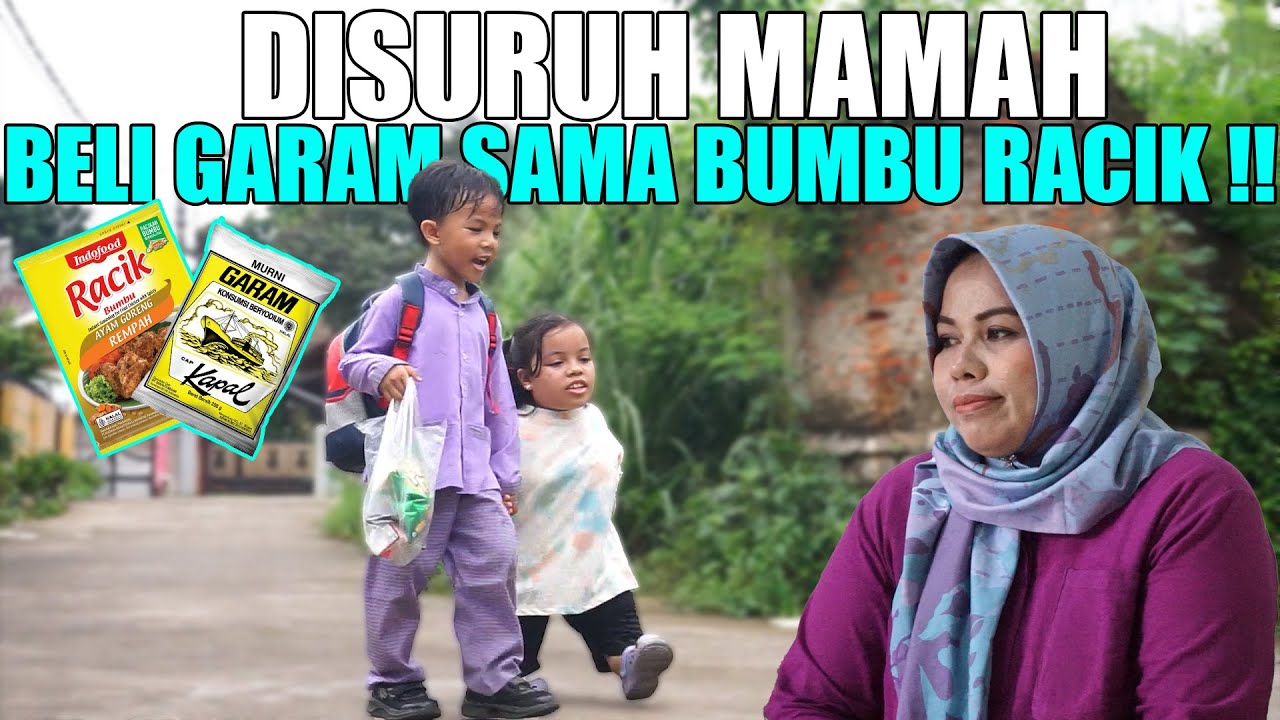 DISURUH MAMAH KE WARUNG SEKALIAN JEMPUT AMAR DI SEKOLAH !!