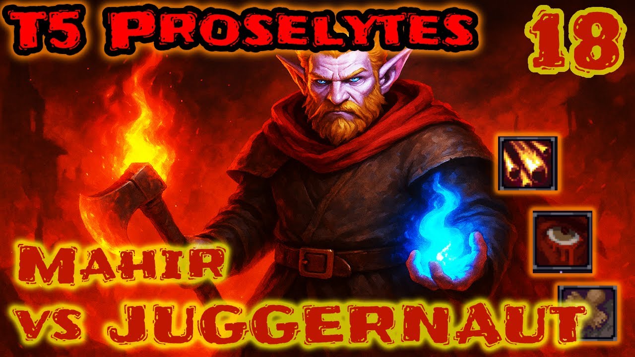 Mahir 18 | T5 Proselytes Dungeon – Juggernaut Showdown | RoT Axe + Pyromancy Build | Stoneshard