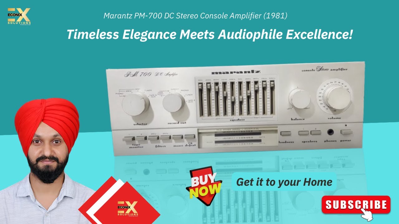 Marantz PM-700 DC Stereo Console Amplifier (1981) - Timeless Elegance Meets Audiophile Excellence! 🎶